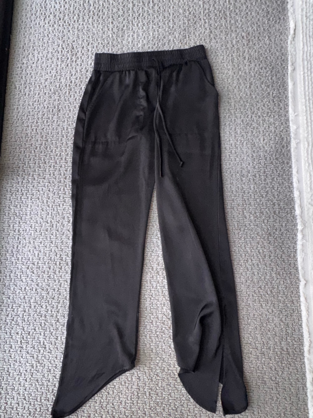 Socialite Black Women's Track Joggers with Drawstring Waist